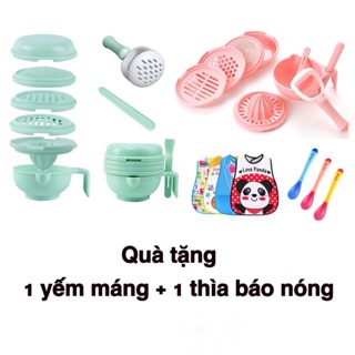 Bộ chế biến đồ ăn dặm kiểu Nhật cho bé 9 dụng cụ