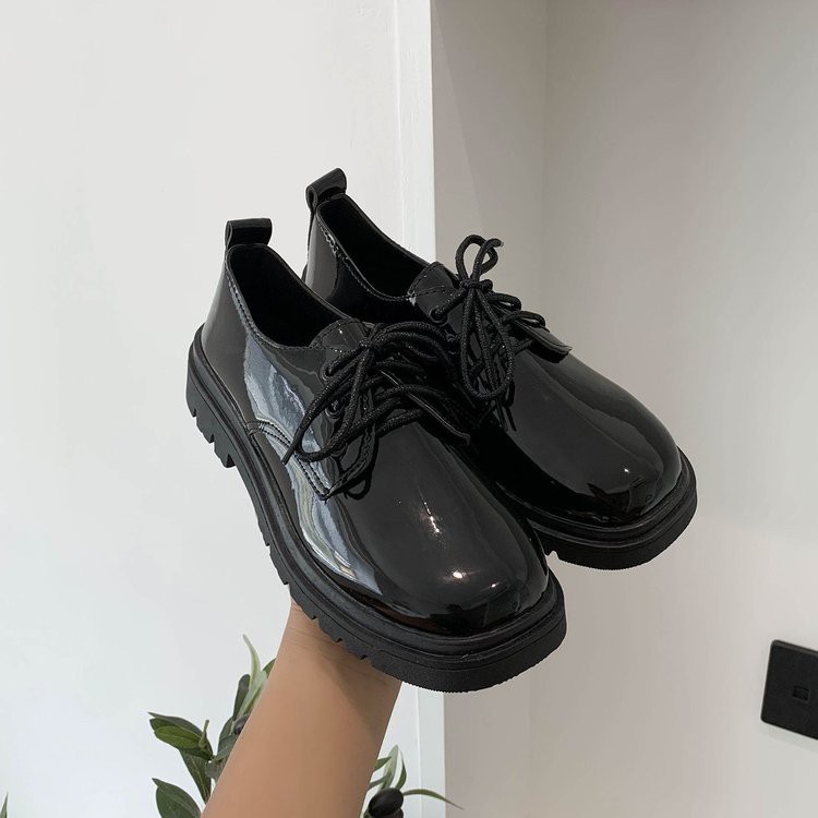 ulzzang Giày da Oxford đế bằng thời trang dành cho học sinh | BigBuy360 - bigbuy360.vn