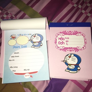 {Giá Sỉ} 🌈ComBo 6 cuốn Hoá Đơn A6 Kute