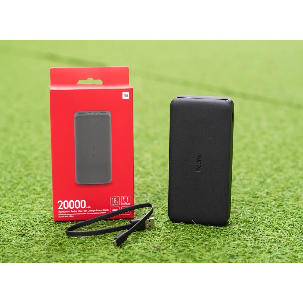 Pin dự phòng 20000mAh Redmi Xiaomi (Đen) Quốc Tế VXN4304GL