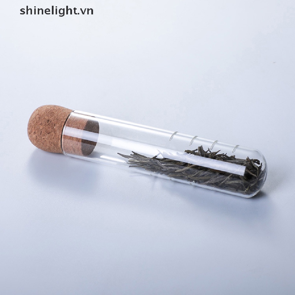 Dụng Cụ Lọc Trà Bằng Thủy Tinh Thiết Kế Hình Ống Sáng Tạo