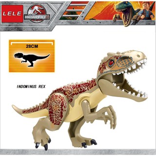 Đồ chơi lắp ráp Mini Figure BigFig INDOMINUS REX - Khủng long bạo chúa Big Size - 28cm