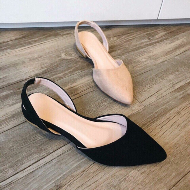 Sandal trơn quai sau 2p siêu xinh
