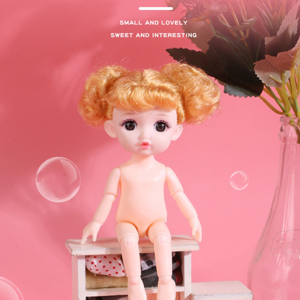 Búp bê nhân tạo có 13 khớp động 17cm kèm giày tùy chọn