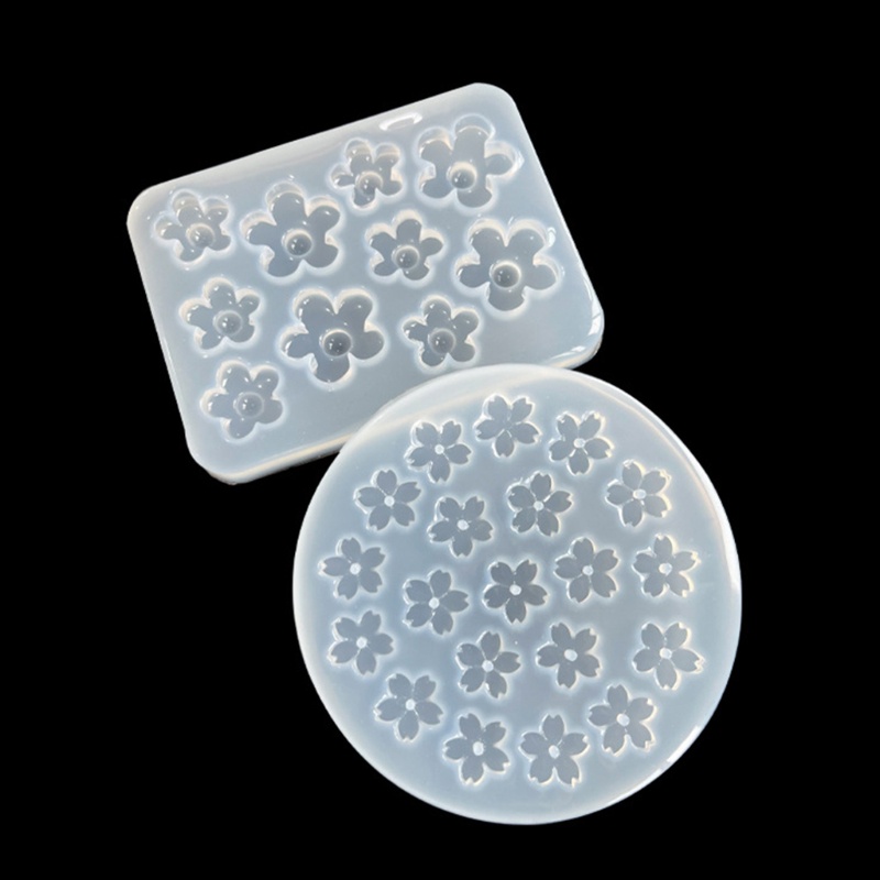 Khuôn Silicone Hình Bông Hoa Nhỏ Làm Trang Sức Thủ Công