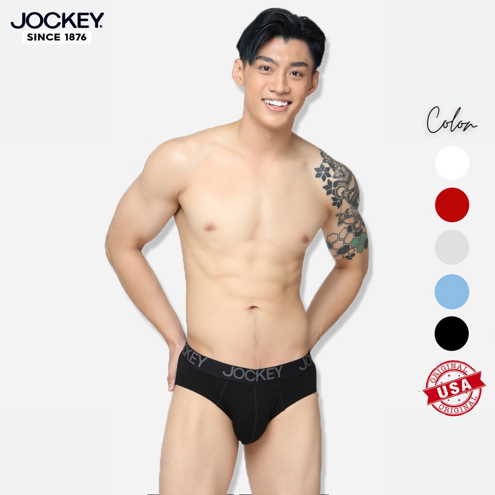 Quần Lót Nam Jockey Tam Giác Thun Visco Thoáng Mát Thấm Hút Mồ Hôi - J1145