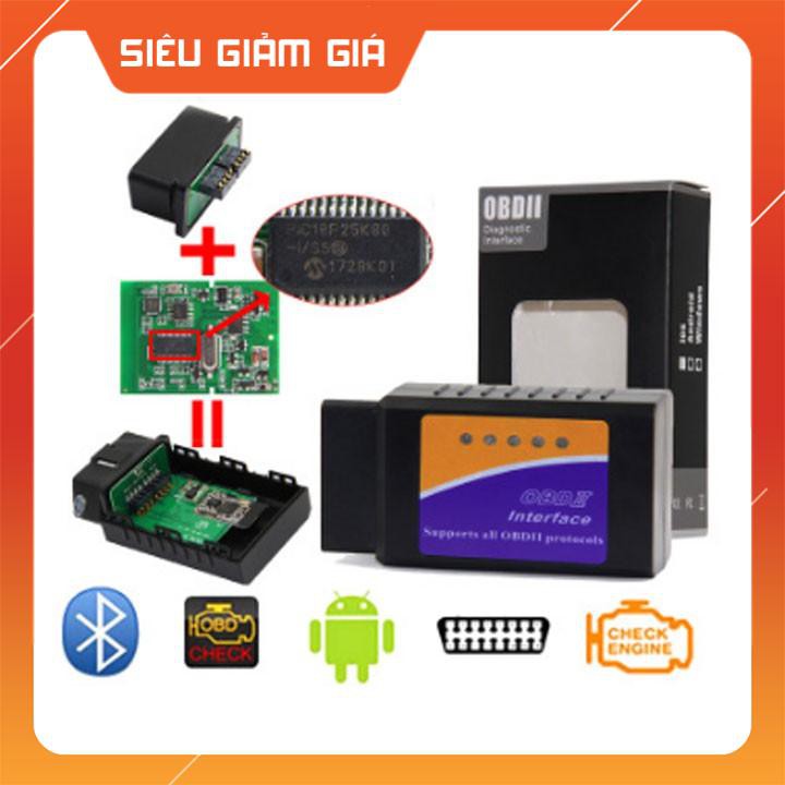 Đầu Đọc Lỗi Bluetooth 2.0 Mini OBD II 1.5 Phiên Bản Quét Mã QR Cao Cấp – V03H2