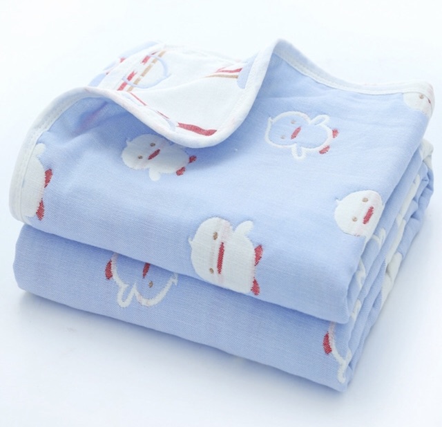 KHĂN XÔ 6 LỚP 100% COTTON - KT80*80cm