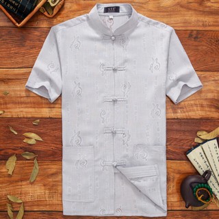 Áo cổ tàu cho nam trung tuổi(T)