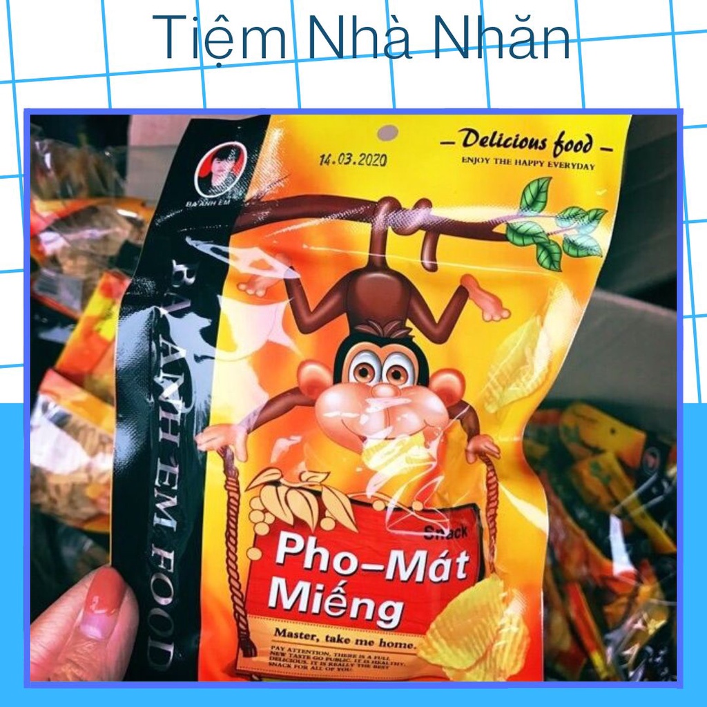 Snack pho mat khỉ miếng gói 26g