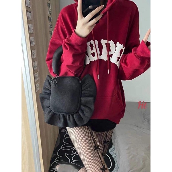 Áo nỉ cotton đỏ AHPA Ht12