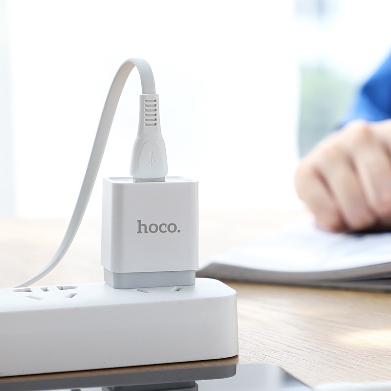 Cáp sạc nhanh Hoco X40 chống rối 2.4A iPhone, Android, iPad dây dài 1m - Chính hãng