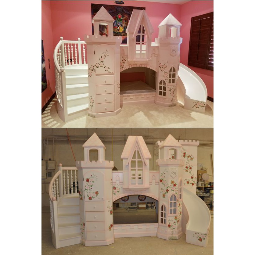 Giường lâu đài công chúa