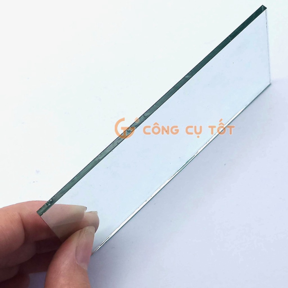 Miếng kính hàn  50x108x2mm chống bụi lắp vào mo hàn