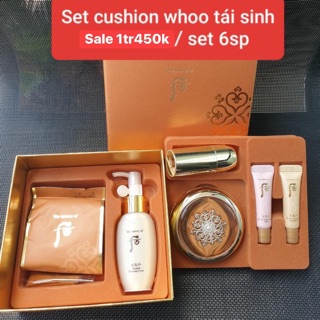 SÉT PHẤN NƯỚC WHOO TÁI SINH MẪU MỚI T4/2020 SỈ