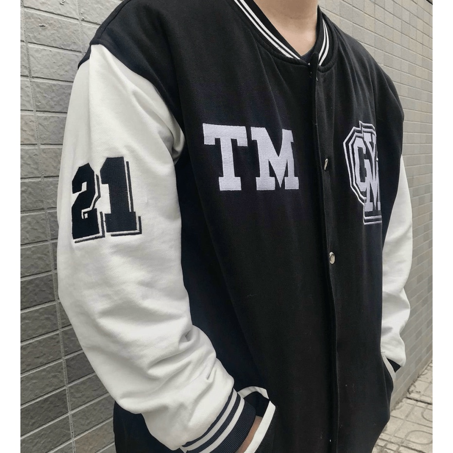 Áo Khoác Dù BomBer Phối Cúc Bấm Thời Trang in Họa Tiết Trẻ Trung Năng Động TP548 [NewUnisex]