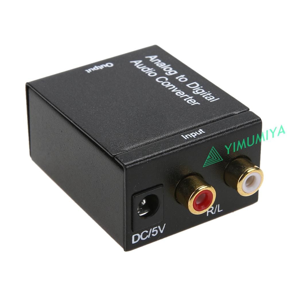 Bộ Chuyển Đổi Âm Thanh Analog L / R Sang Digital Spdif Coaxial Coax Rca