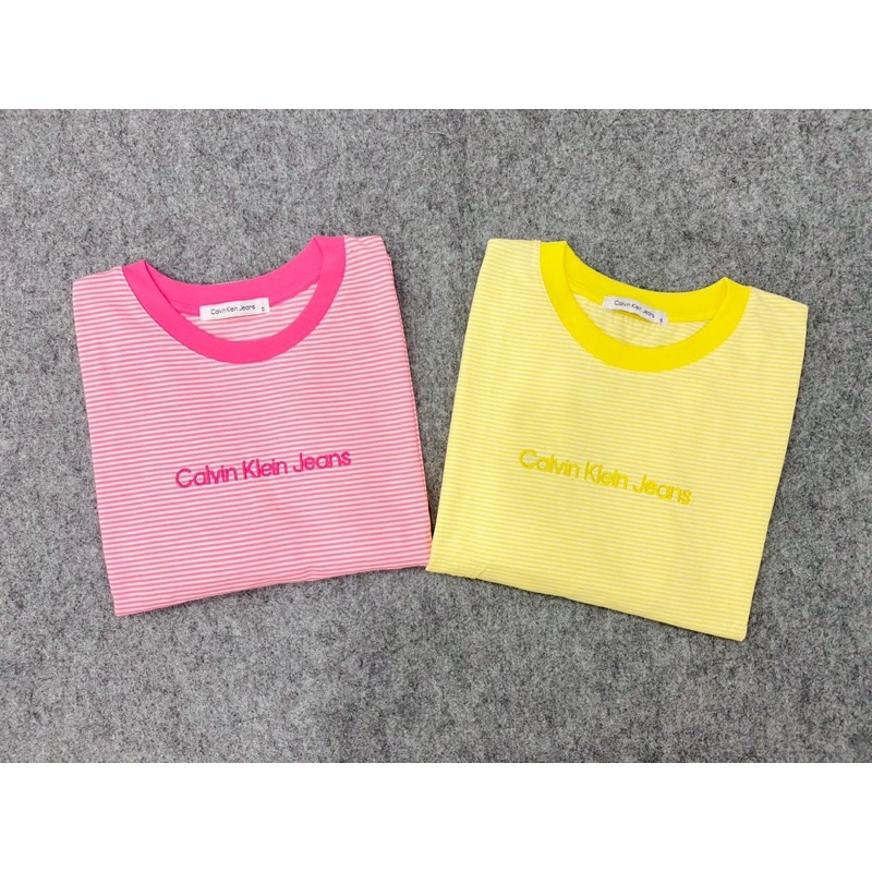 ÁO THUN LỬNG SỌC CHỮ THÊU