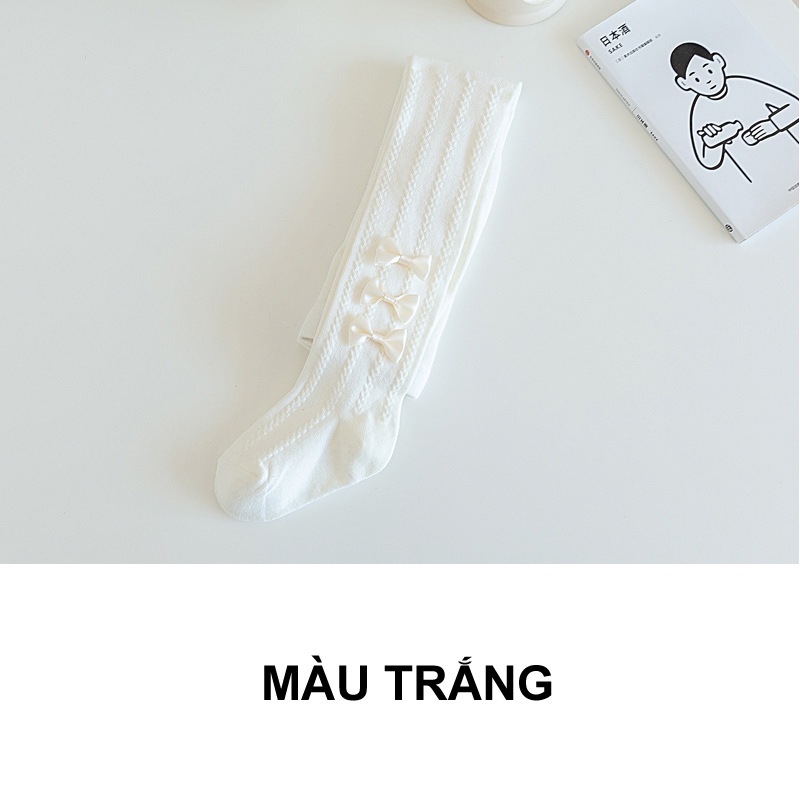 Quần Tất Bé Gái Họa Tiết Thêu Tay 100% Cotton Hàng Xuất Hàn Quốc Quần Legging Bé Gái Từ 1- 12 Tuổi PK108