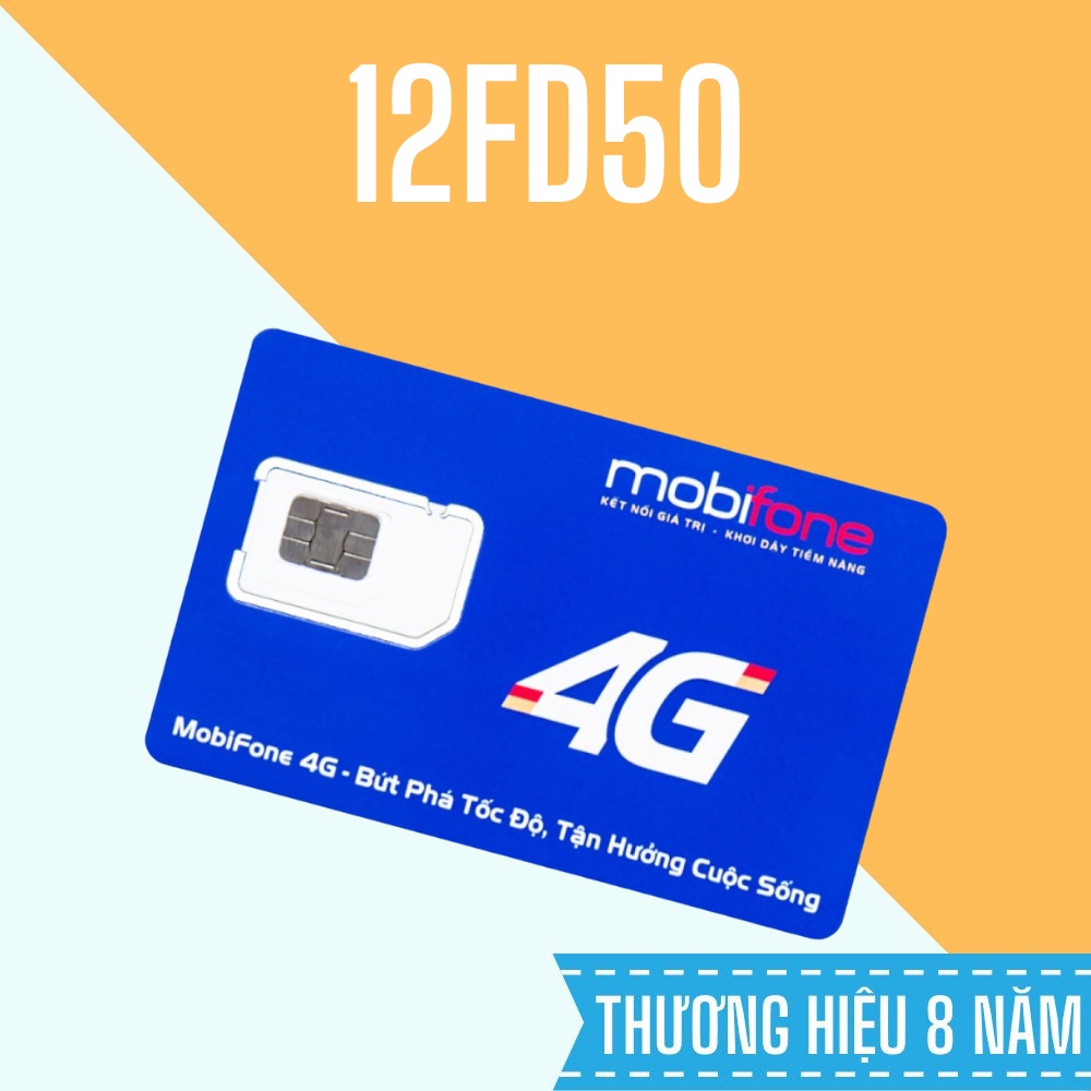 Thẻ sim 12FD50 5GB/Ngày