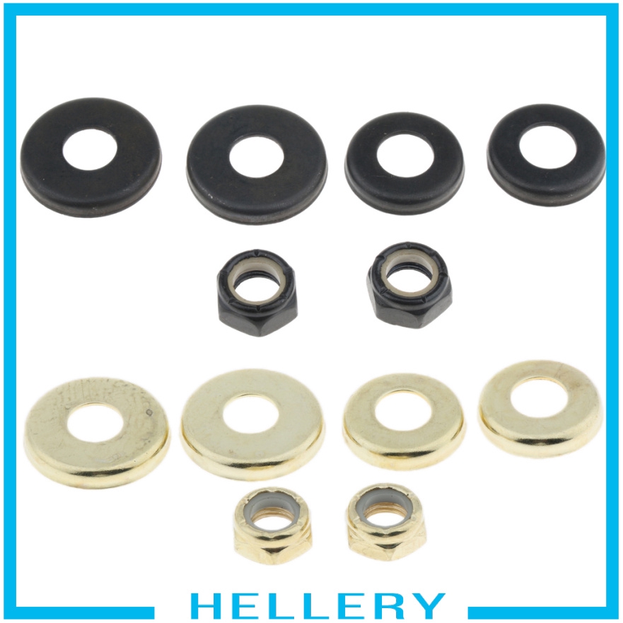 Set 4 Cốc + Đai Ốc Thay Thế Bằng Sắt Chống Sốc Cho Ván Trượt