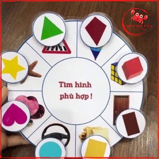 Học Liệu Bóc Dán 10 Chủ Đề/ Busy Card Giúp Bé Thông Minh