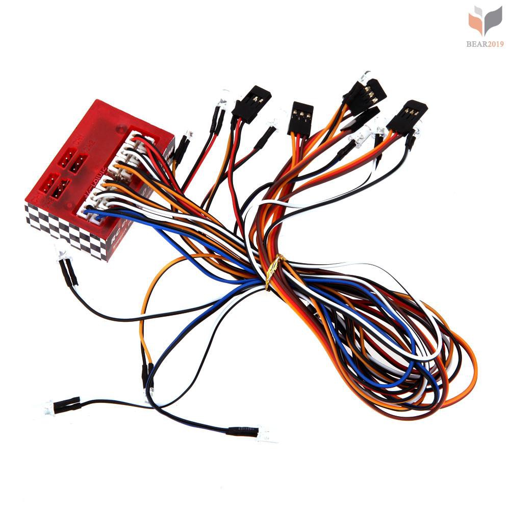 Đèn Led Siêu Sáng Đa Năng Cho Xe Điều Khiển Từ Xa 1/10 1/8 Rc Hsp Traxxas Tamiya Cc01 4wd Axial Scx10