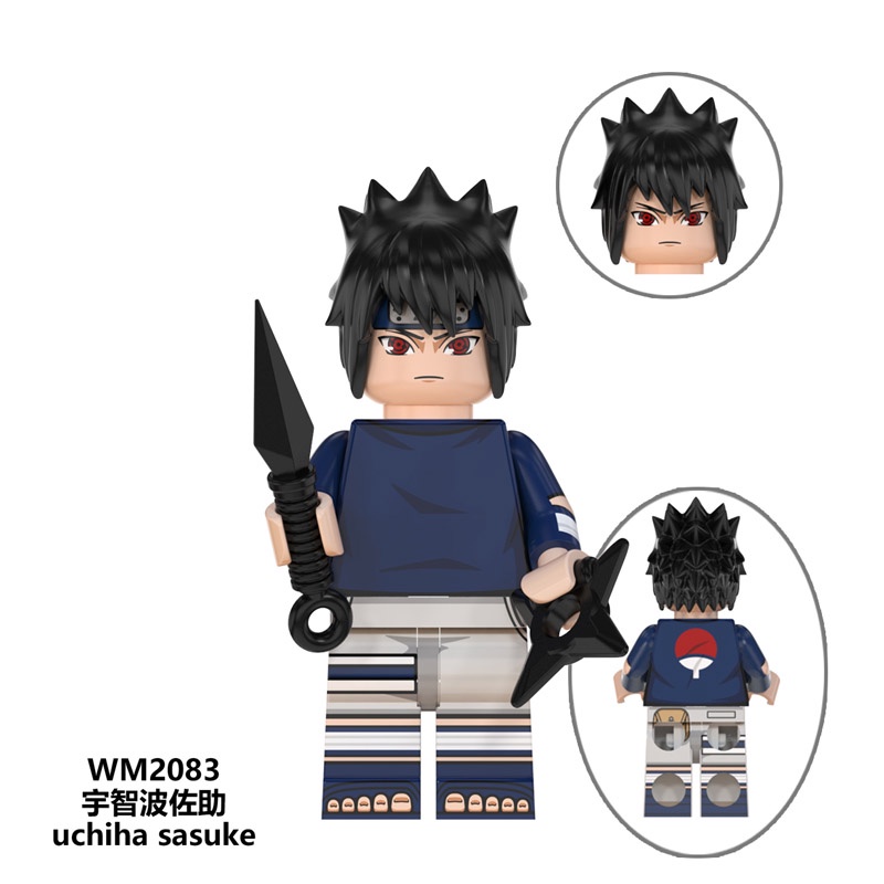 Mô Hình Đồ Chơi Lắp Ráp  Nhân Vật Naruto Wm6105 Sasuke Itachi