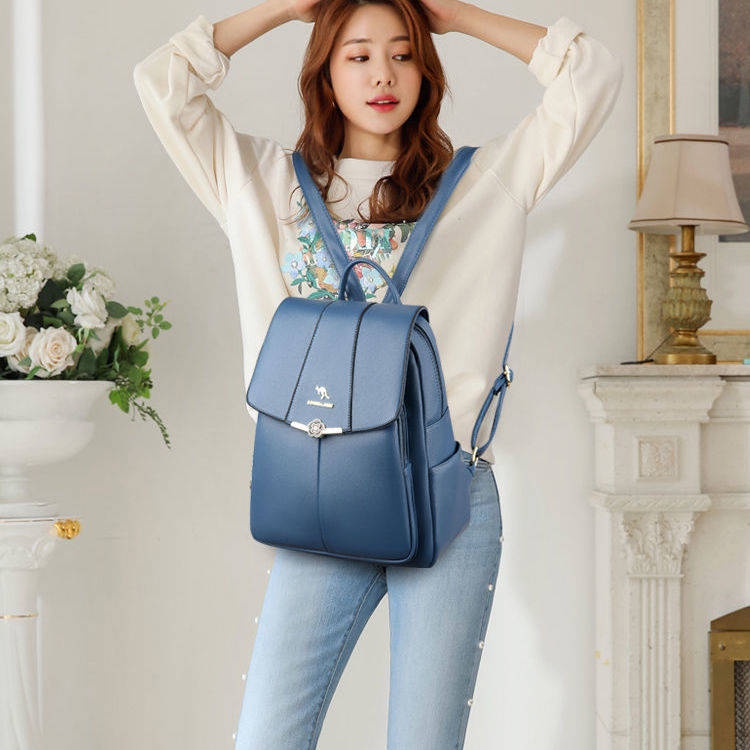 Ba Lô Da Mềm Thời Trang Hàn Cho Nữ