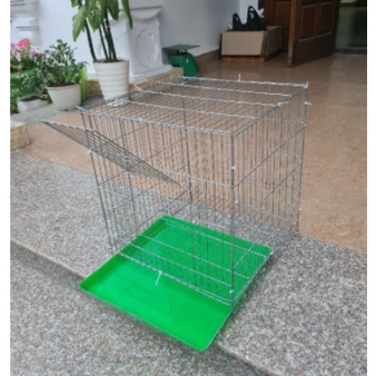 Lồng nuôi chim gà thỏ mèo  50*50*50 đẩy đủ phụ kiện