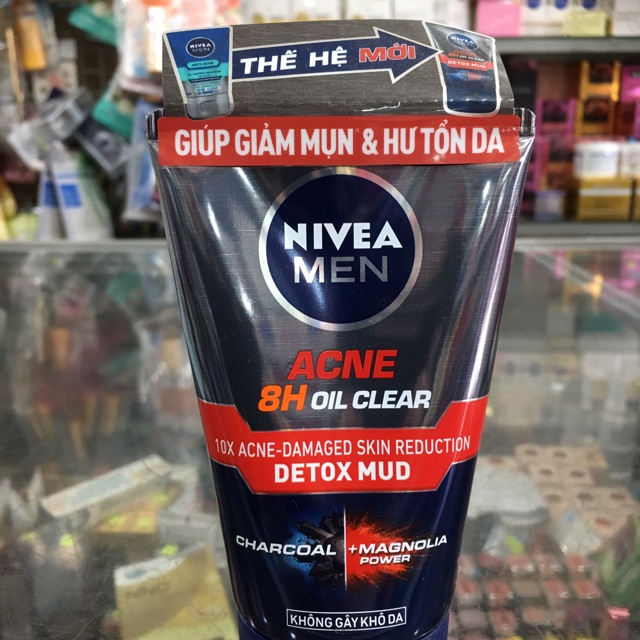 Sữa rửa mặt Nivea giúp giảm mụn hư tổn da 100g