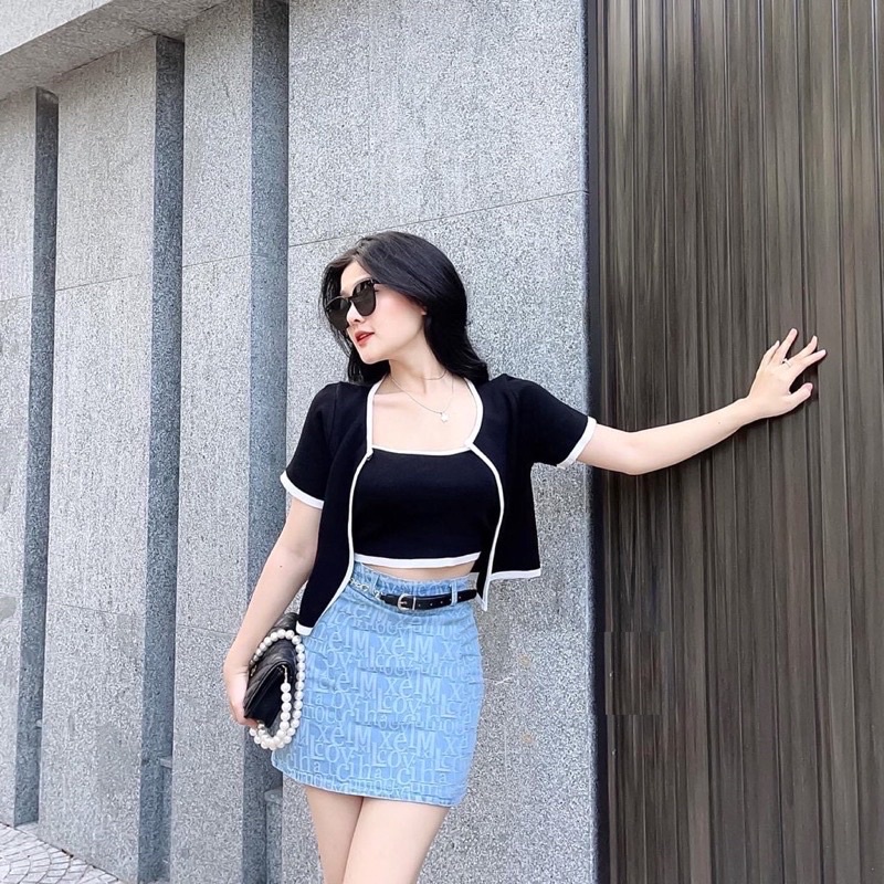 Chân Váy Kaki Chữ A Quảng Châu Cạp Cao Bigsize 80kg