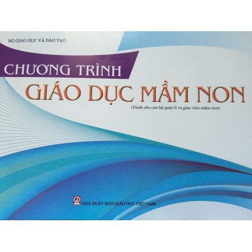 Sách Chương trình Giáo dục Mầm Non