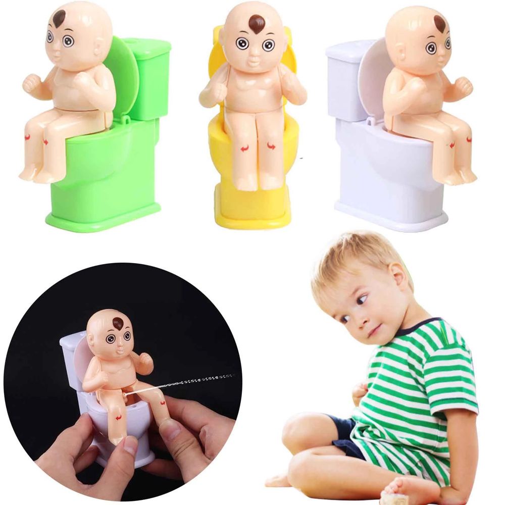 Đồ chơi bồn cầu phun nước mini vui nhộn cho bé