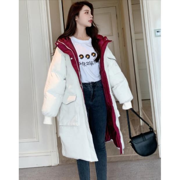 𝐑ẻ Áo khoác lông vũ áo phao nữ dáng dài cao cấp - V13d ◦ ^ " < ₐ