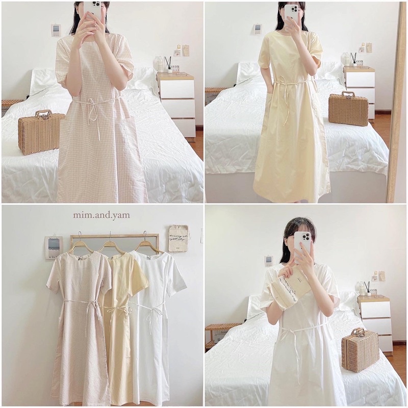 Váy buộc lưng 3 màu