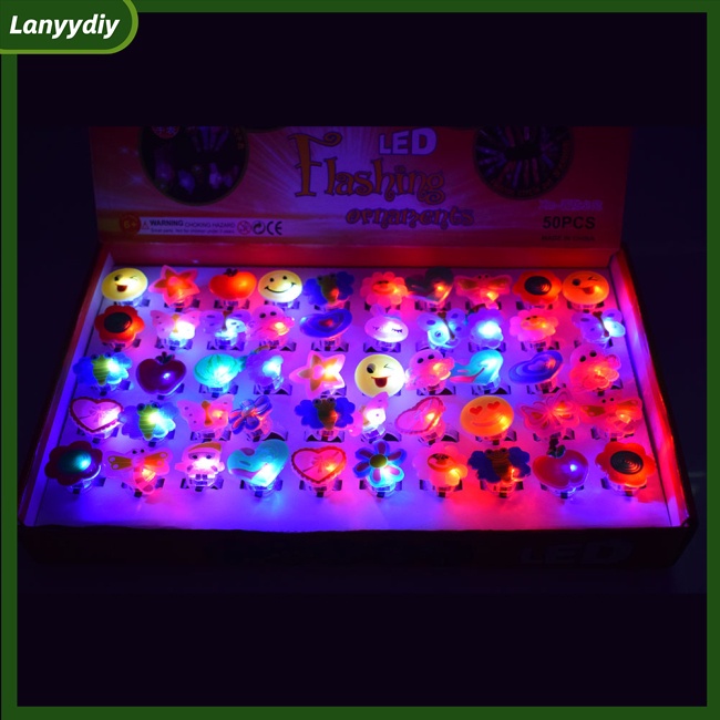 Vòng Đèn Led Nhiều Màu Sắc Dễ Thương Kèm Pin Tiện Dụng Cho Trẻ Em