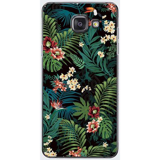 Ốp lưng Samsung Galaxy A3 2016, A5 2016, A7 2016 in hình Vẹt hoa lá