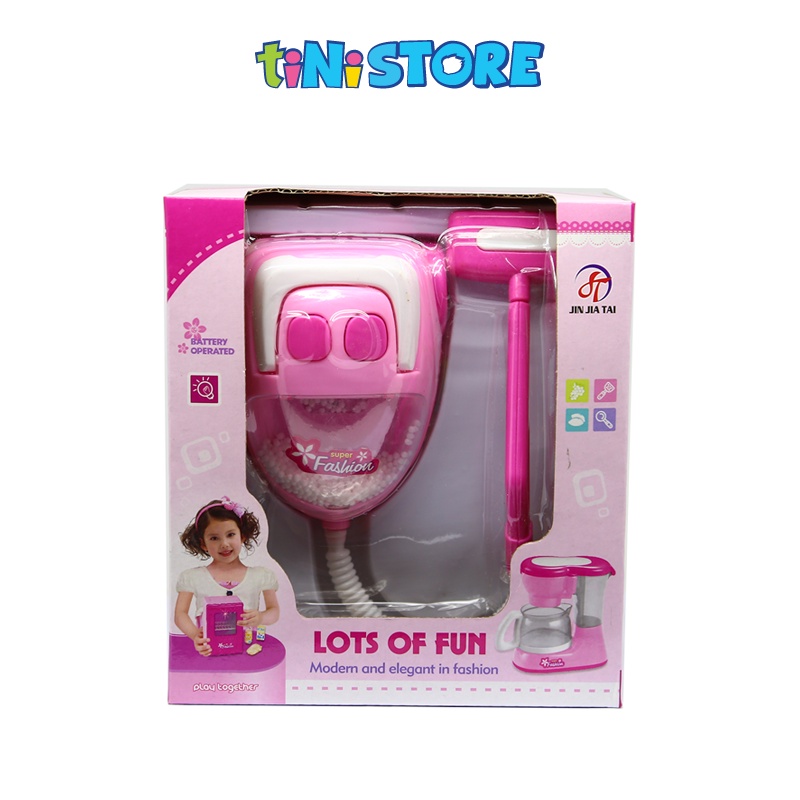 [Mã BMBAU50 giảm 7% đơn 99K] Đồ chơi tiNiToy máy hút bụi màu hồng Value Toys 2912