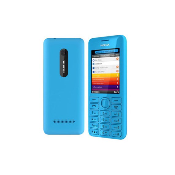 ĐIỆN THOẠI CỔ GIÁ RẺ NOKIA 206 KÈM PIN SẠC