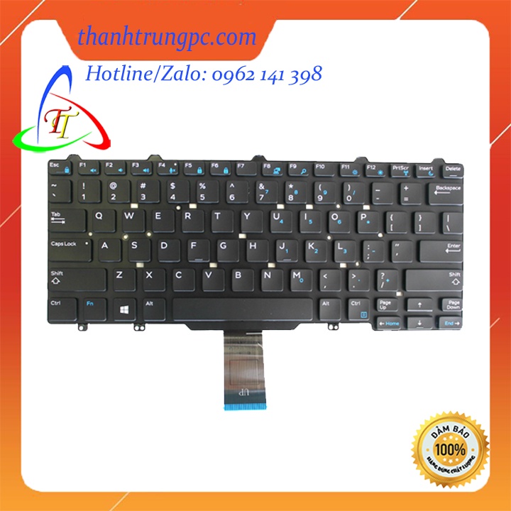 Bàn phím Dell Latitude 3350 E5250 E5270 E7200 E7270 E7250 7275 XPS 9250 ZIN