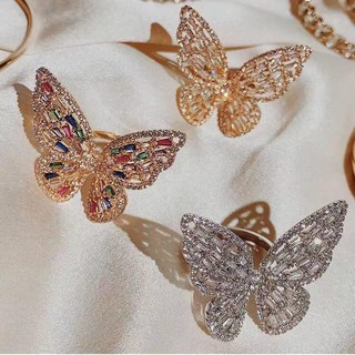 Beautiful Fashionable Butterfly-shaped Alloy Ring