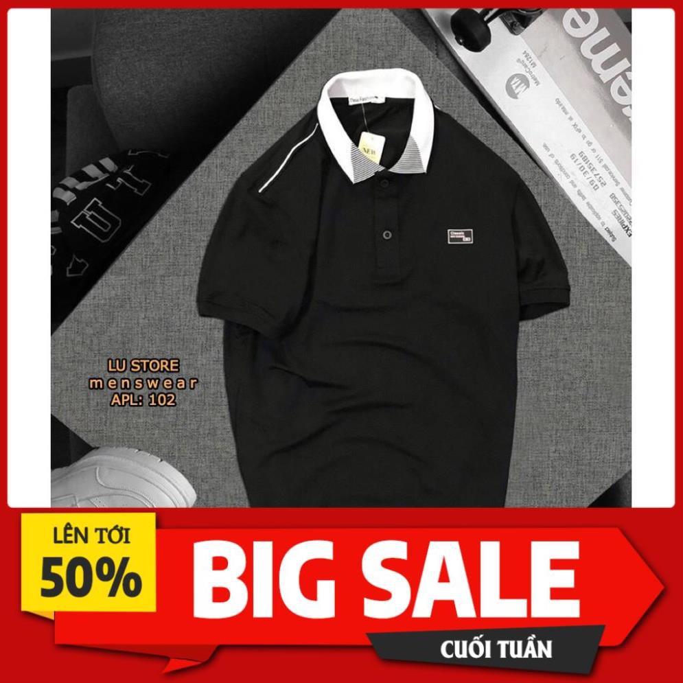 (Size lớn 90kg) Áo Thun Polo Nam Có Cổ, Tay Ngắn CL002 - Chất Liệu Cotton Lạnh Cao Cấp, Form Suông Thoải Mái ྇