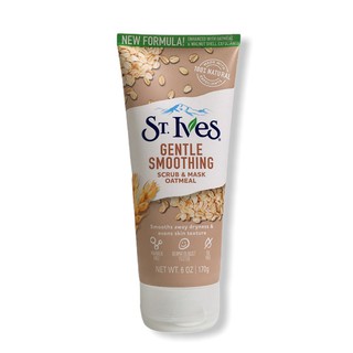 Sữa Rửa Mặt Tẩy Tế Bào Chết Chiết Xuất Yến Mạch ST.Ives Gentle Smoothing Scrub & Mask Oatmeal 170gr