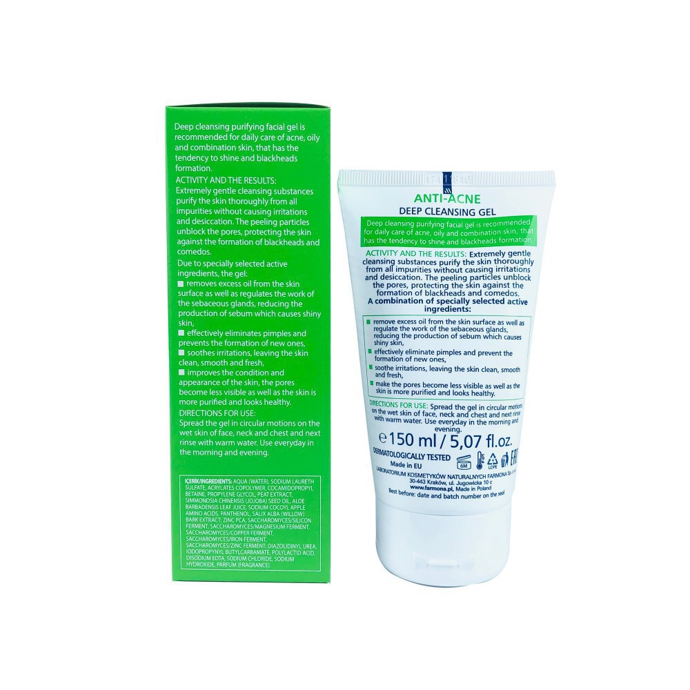  Sữa Rửa Mặt Dermacos Dành Cho Da Dầu Mụn, Giảm Mụn, Giảm Thâm Hiệu Quả 150ml | BigBuy360 - bigbuy360.vn