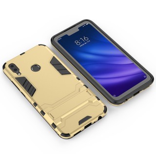 Ốp điện thoại TPU + PC giáp bảo vệ chống sốc có giá đỡ cho Huawei Y9 2019
