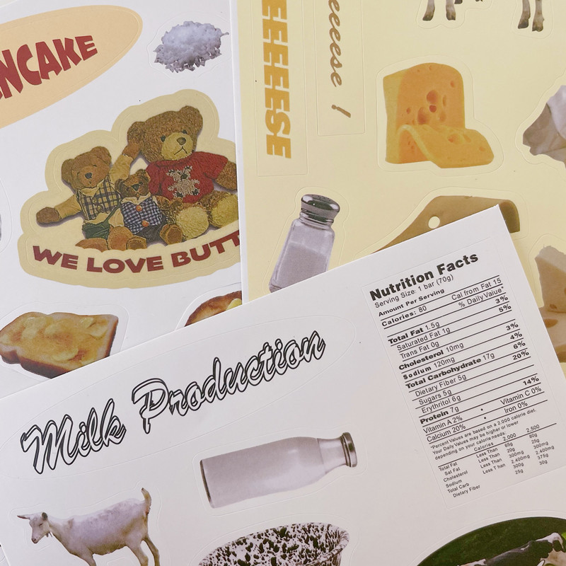 Miếng dán hình mèo đáng yêu dùng trang trí cho lều cắm trại