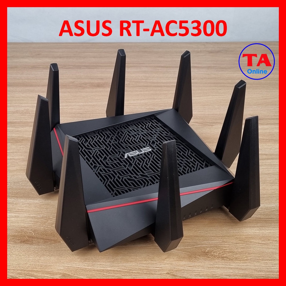 Bộ phát WiFi ASUS RT AC5300 Ba băng tần Chuẩn AC tốc độ 5300Mbps