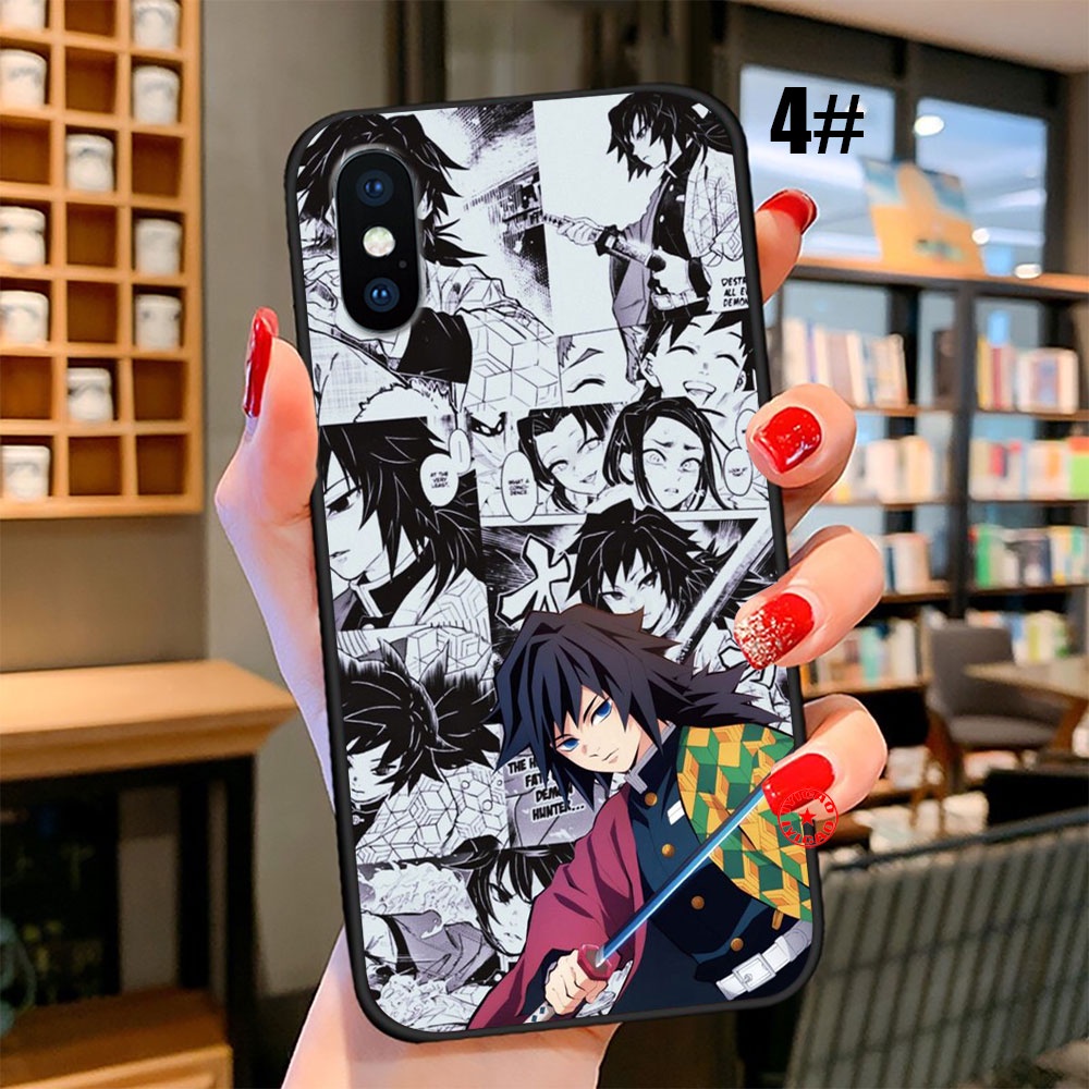 Ốp Điện Thoại Silicon Dẻo Họa Tiết Hoạt Hình Demon Slayer Kimetsu no Yaiba Cho Xiaomi Redmi Note 7 8 Pro 8T 10X 9A 8A E39