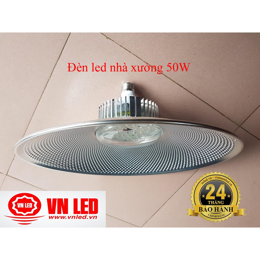 Đèn led thả 50W, 70W,đèn nhà xưởng treo trần đui xoáy E27